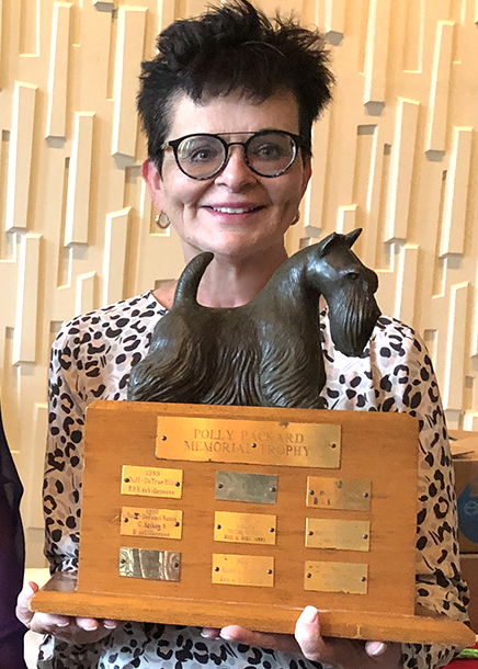 Amy Pelle, President of the Scottish Terrier Club of Greater NY (also including NJ and Eastern PA